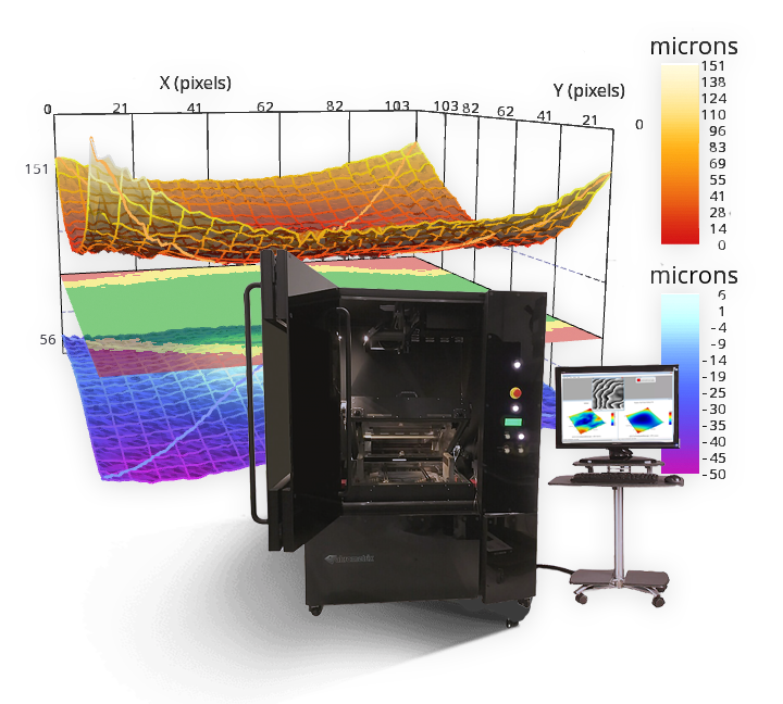 Akrometrix AXP thermal warpage metrology system header image
